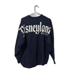 Disney Parks Spirit Jersey Sweater Women's Small Navy Disneyland Wool Blend Knit